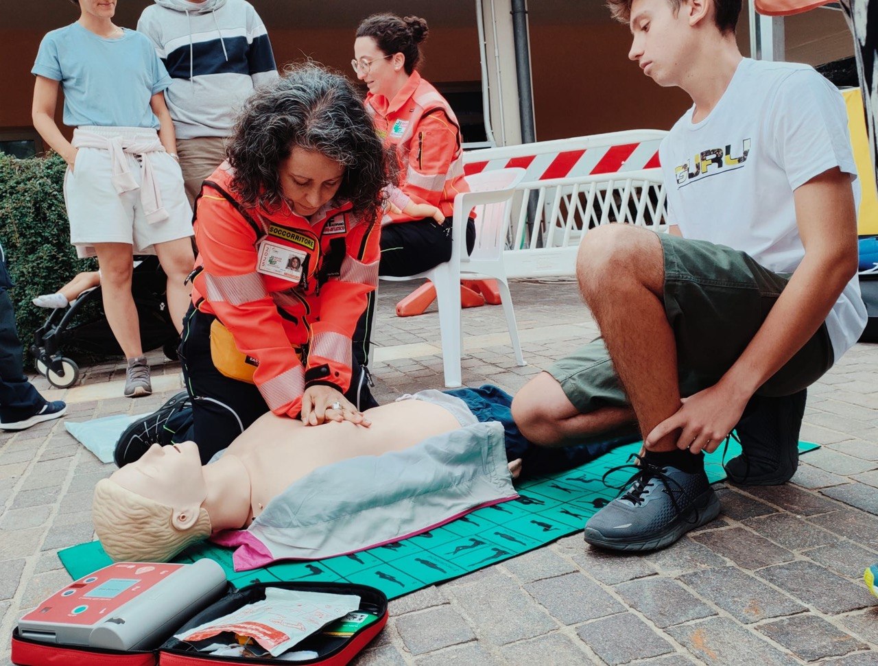 Uso del defibrillatore